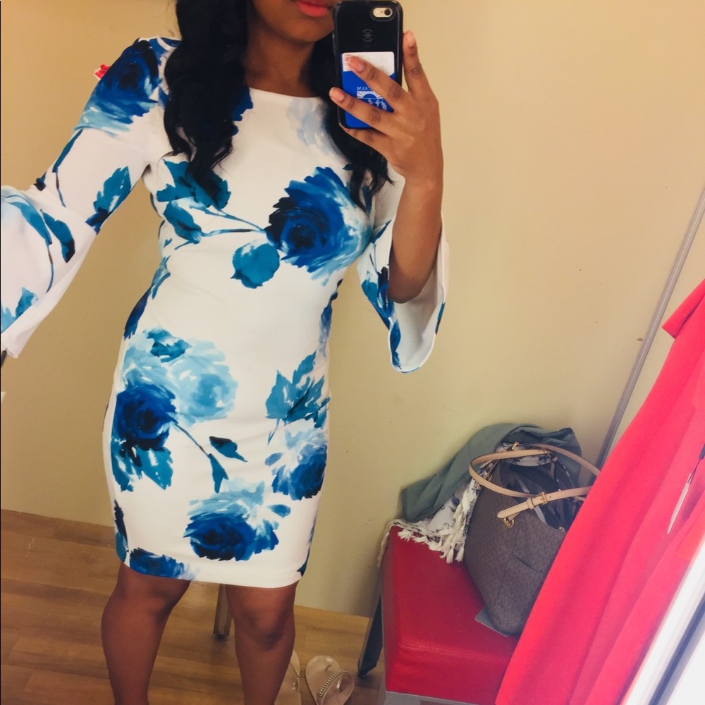 Calvin Klein Floral Dress